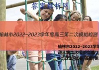 榆林市2022~2023学年度高三第二次模拟检测(23-338C)政治~试卷 答案(更新中)