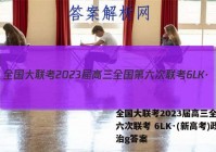 全国大联考2023届高三全国第六次联考 6LK·(新高考)政治g答案