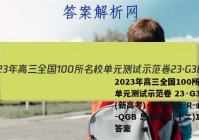 2023年高三全国100所名校单元测试示范卷 23·G3DY(新高考)·思想政治-R-必考-QGB 思想政治(十二)12答案