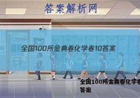 全国100所金典卷化学卷10 答案