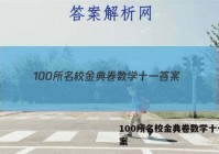 100所名校金典卷数学十一 答案