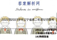 2022-2023学年辽宁省高二年级12月联考(23-LN01B)物理答案