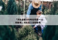 「河北全国100所名校高一12月联考」河北高三百校联考