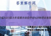 江西省2023届九年级期末综合评估4LR物理试卷 答案(更新中)