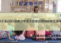 河北省2023届高三年级大数据应用调研联合测评(Ⅱ)物理答案