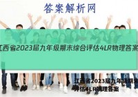 江西省2023届九年级期末综合评估4LR物理答案