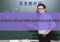 山西省2023届九年级期中综合评估 2L R数学答案