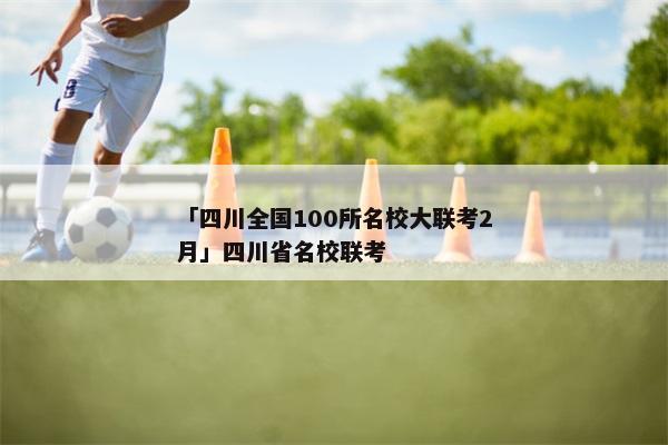 「四川全国100所名校大联考2月」四川省名校联考